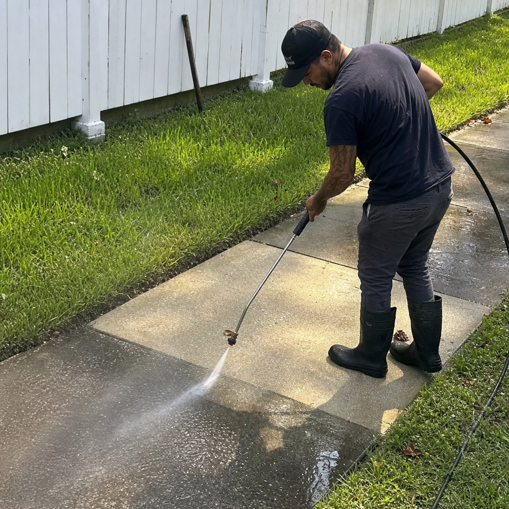 Sidewalk Cleaning in Jacksonville